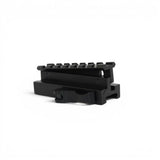 id-paintball verstellbarer 80mm Riser aus schwarzem Aluminium für 20mm Picatinny-Schienen zur Zielfernrohr-Erhöhung