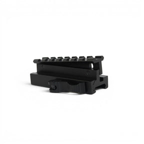id-paintball verstellbarer 80mm Riser aus schwarzem Aluminium für 20mm Picatinny-Schienen zur Zielfernrohr-Erhöhung