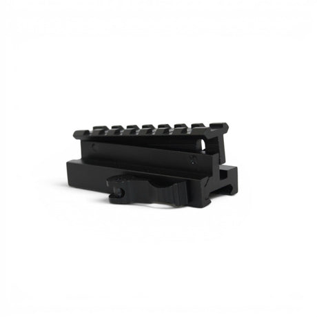 id-paintball verstellbarer 80mm Riser aus schwarzem Aluminium für 20mm Picatinny-Schienen zur Zielfernrohr-Erhöhung