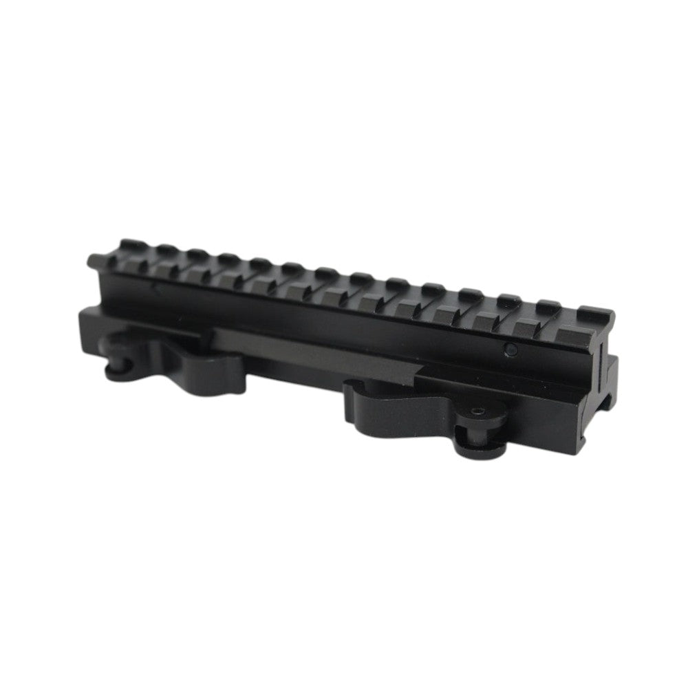 id-paintball verstellbarer 140mm Riser aus schwarzem Aluminium für 20mm Weaver- und Picatinny-Schienen