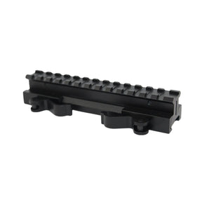 id-paintball verstellbarer 140mm Riser aus schwarzem Aluminium für 20mm Weaver- und Picatinny-Schienen