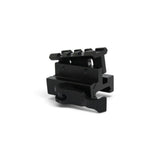 id-paintball verstellbarer 40mm Riser aus schwarzem Aluminium für 20mm Weaver- und Picatinny-Schienen
