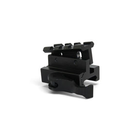 id-paintball verstellbarer 40mm Riser aus schwarzem Aluminium für 20mm Weaver- und Picatinny-Schienen