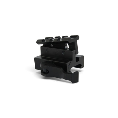 id-paintball verstellbarer 40mm Riser aus schwarzem Aluminium für 20mm Weaver- und Picatinny-Schienen