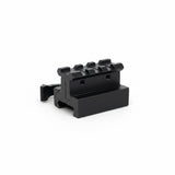 id-paintball verstellbarer 40mm Riser aus schwarzem Aluminium für 20mm Weaver- und Picatinny-Schienen