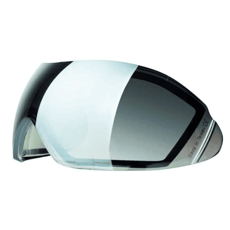 id-paintball VForce Grill HDR Thermalglas Ersatzglas mit verspiegelter Oberfläche für klare Sicht beim Paintball