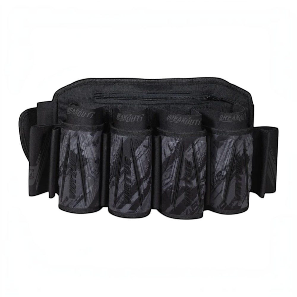 id-paintball Virtue Breakout V2 Strapless Battle Pack 4+7 in Graphic Black für schnellen Pod-Zugriff beim Paintball