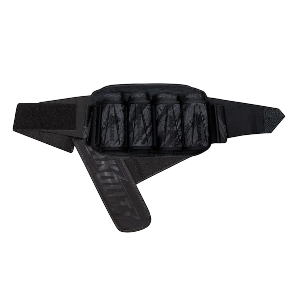 id-paintball Virtue Breakout V2 Strapless Battle Pack 4+7 in Graphic Black mit Platz für 11 Paintball-Pods