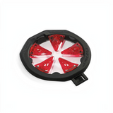 id-paintball Virtue Crown SF 2 Speed Feed für Spire 3 Loader mit rotem Kunststoff-Deckel und schwarzen Fingern