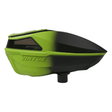 id-paintball Virtue Spire 5 Paintball Hopper in Acid Black Fade mit robustem, glasfaserverstärktem Nylon-Gehäuse.