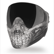 id-paintball Virtue VIO Ascend Thermal Paintball-Maske in Grey Skull Limited Edition mit großer Anti-Fog-Linse