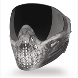 id-paintball Virtue VIO Ascend Thermal Paintball-Maske in Grey Skull Limited Edition mit großer Anti-Fog-Linse