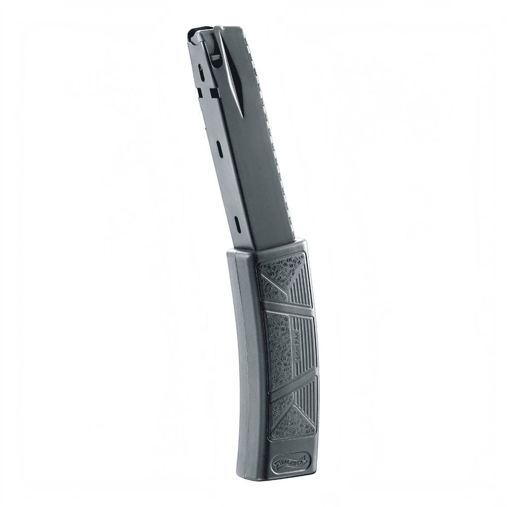 id-paintball Walther HiCap-Magazin 9 mm P.A.K. mit 33 Schuss Kapazität für PPQ M2 und P99 Schreckschusswaffen