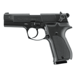 id-paintball Walther P88 Compact Schreckschusswaffe in Schwarz mit ergonomischem Kunststoffgriff und beidseitiger Sicherung