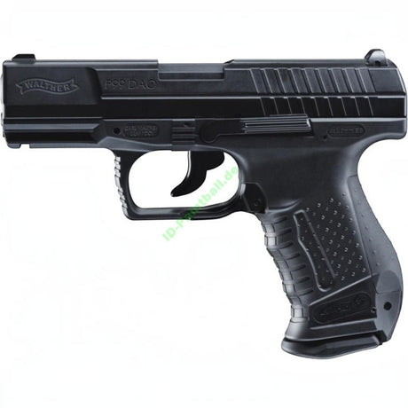 id-paintball Walther P99 DAO CO2 Airsoftpistole in Schwarz mit Metallschlitten und Blowback-Funktion