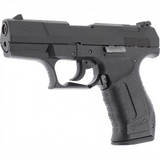 id-paintball Walther P99 SV Schreckschusspistole in Schwarz mit CNC-gefrästem Stahlverschluss und Polymergriffstück