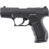 id-paintball Walther P99 SV Schreckschusspistole in Schwarz mit CNC-gefrästem Stahlverschluss und Polymergriffstück