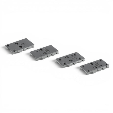 id-paintball Umarex Walther PDP Adapterplatten 4er Set für Leuchtpunktvisiere aus robustem Metall