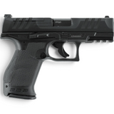 id-paintball Walther PDP Compact 4 Zoll CO2 Airsoftpistole in Schwarz mit Metallschlitten und Picatinny-Schiene