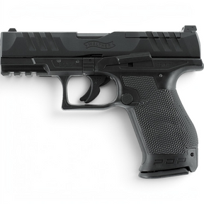 id-paintball Walther PDP Compact 4 Zoll CO2 Airsoftpistole in Schwarz mit Metallschlitten und Picatinny-Schiene