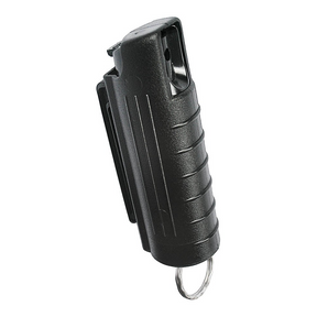 Schwarzes id-paintball Walther Pocket Case für 16ml ProSecur Pfefferspray mit praktischem Clip und Schlüsselring
