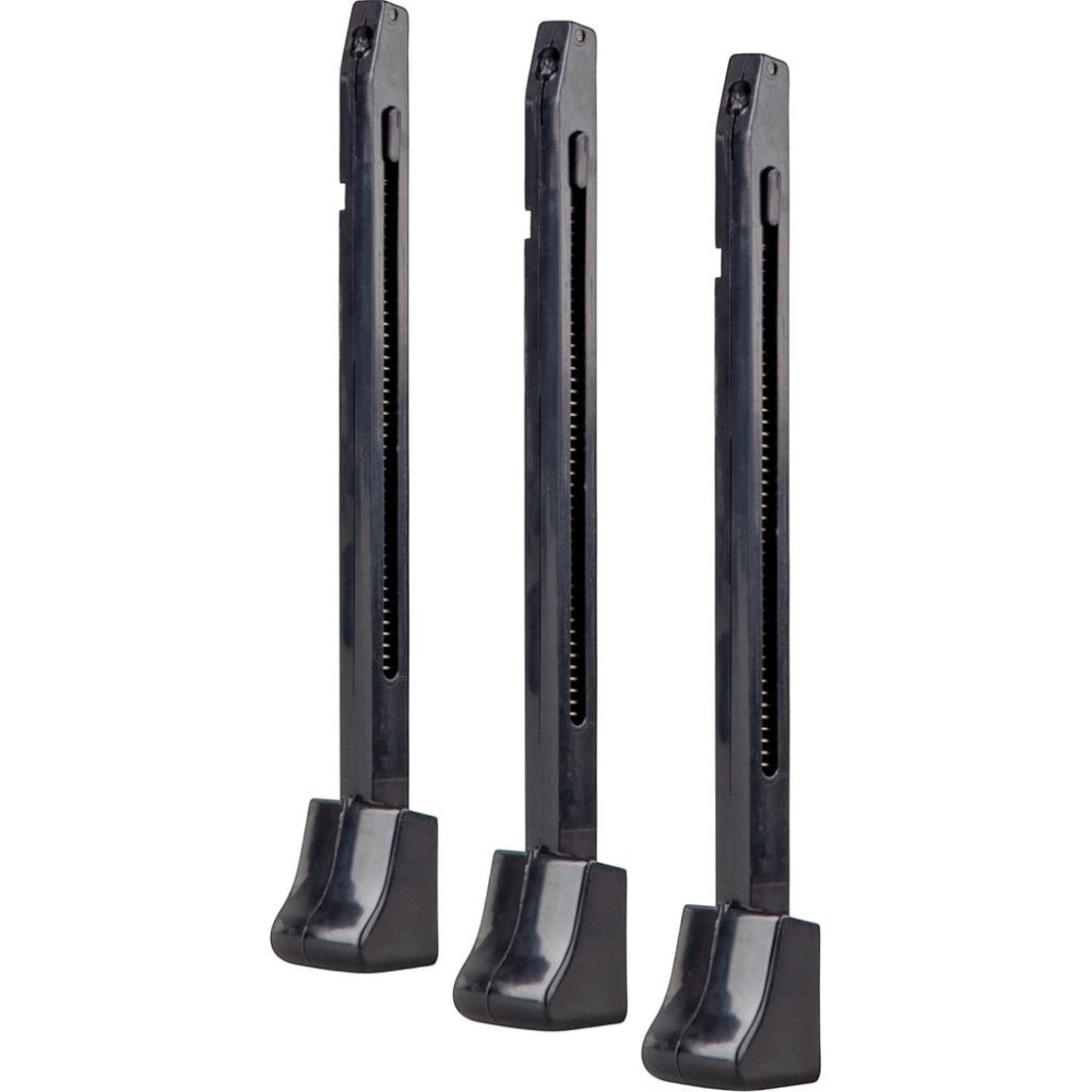 id-paintball Walther PPK Ersatzmagazin 3er Pack für 4,5 mm BB Luftdruckpistole aus robustem schwarzem Metall