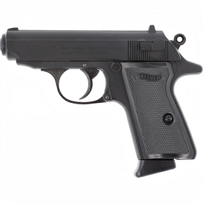 id-paintball Walther PPK/S CO2 Luftpistole in Schwarz mit Vollmetallgehäuse und Blowback-System