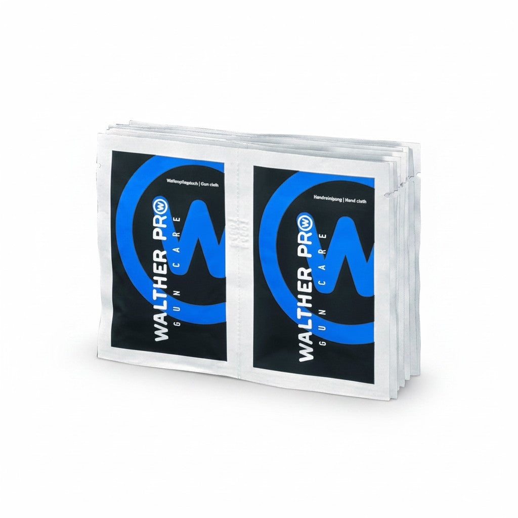 id-paintball Walther PRO Wipe & Care Duo-Set mit Reinigungs- und Pflegetüchern für Metalloberflächen und Hände