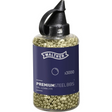 id-paintball Walther Premium Steel BBs 4,5 mm in einer transparenten Flasche mit 3000 goldglänzenden Stahlkugeln