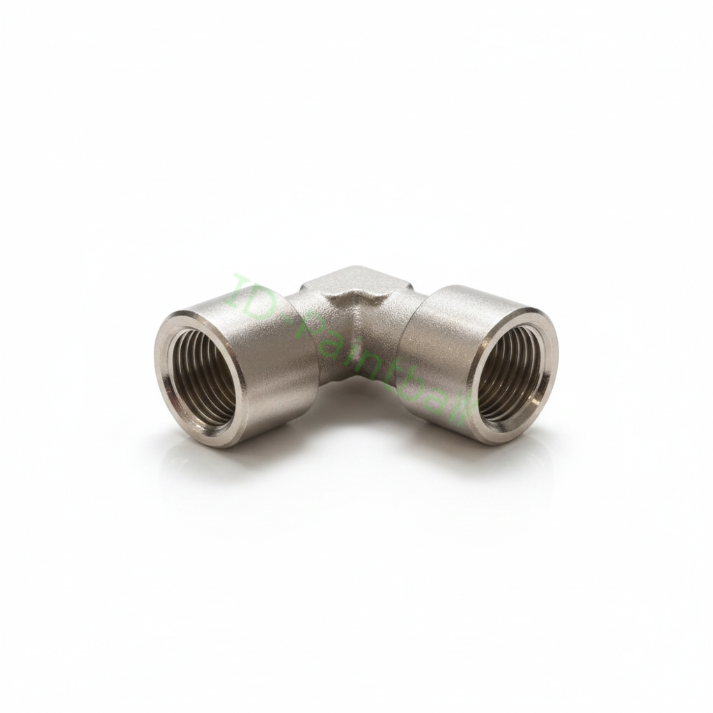 id-paintball PPD 90 Grad Winkel mit 1/8 Zoll Innengewinde aus robustem Metall für Pneumatik und Hydraulik