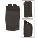 id-paintball XXL Magazintasche aus schwarzem Polyester mit MOLLE-System und Klettverschluss für Airsoft Magazine