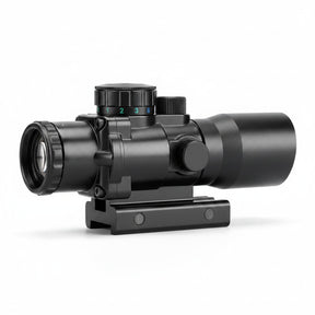 id-paintball UX RS 4x32 TacDot Zielfernrohr in Schwarz mit beleuchtetem Absehen und Picatinny-Montage
