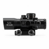 id-paintball UX RS 4x32 Zielfernrohr in Schwarz mit beleuchtetem TacDot-Absehen und Picatinny-Montage