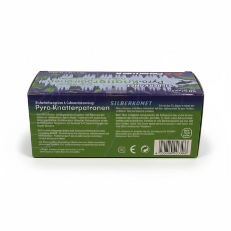 id-paintball Zink Knatterpatronen 15mm mit Silberschweif in 50er Packung für Schreckschusswaffen