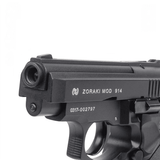 id-paintball Zoraki 914 Gas-Signalpistole in Schwarz mit 9mm P.A.K. Kaliber und robuster Metallkonstruktion