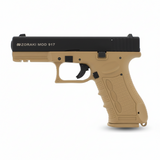 id-paintball Zoraki 917 Desert Gas- und Signalpistole in Tan mit schwarzem Schlitten und Polymer-Griffstück