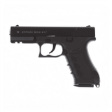 id-paintball Zoraki 917 Gas-Signalpistole in Schwarz-Chrom mit Polymer-Griffstück und integrierter Railschiene