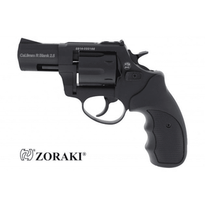 id-paintball Zoraki R1 Gas-Signalrevolver in Schwarz Matt mit 2,5 Zoll Lauf und ergonomischem Griff