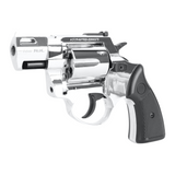 id-paintball Zoraki R2 Schreckschussrevolver in Chrom mit schwarzem Griff und 9mm Kaliber