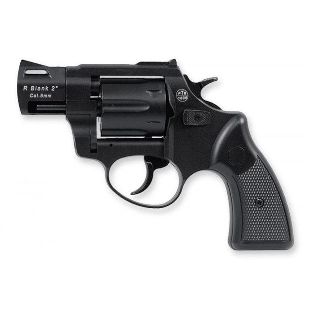 id-paintball Zoraki R2 Schreckschussrevolver in Schwarz mit 2-Zoll-Lauf und 6-Schuss-Trommel