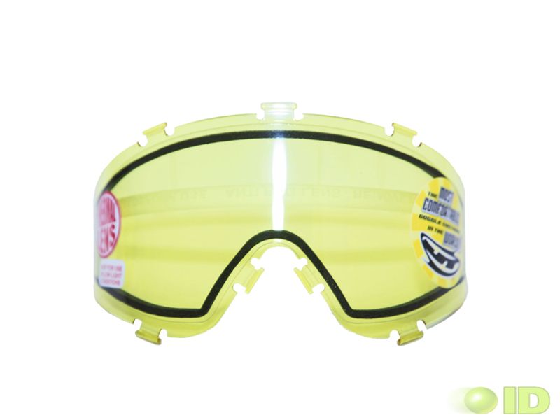 JT Spectra Thermal Maskenglas Gelb für Paintball mit Thermal-Doppelscheibe passend für JT Spectra und JT Flex Masken.