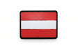 Klettabzeichen Österreich 3D Patch aus Rubber mit Klettrückseite für Gear, Kleidung und Rucksäcke.