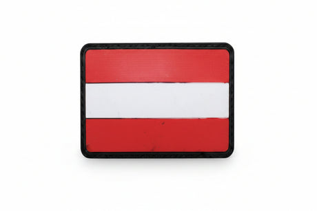 Klettabzeichen Österreich 3D Patch aus Rubber mit Klettrückseite für Gear, Kleidung und Rucksäcke.