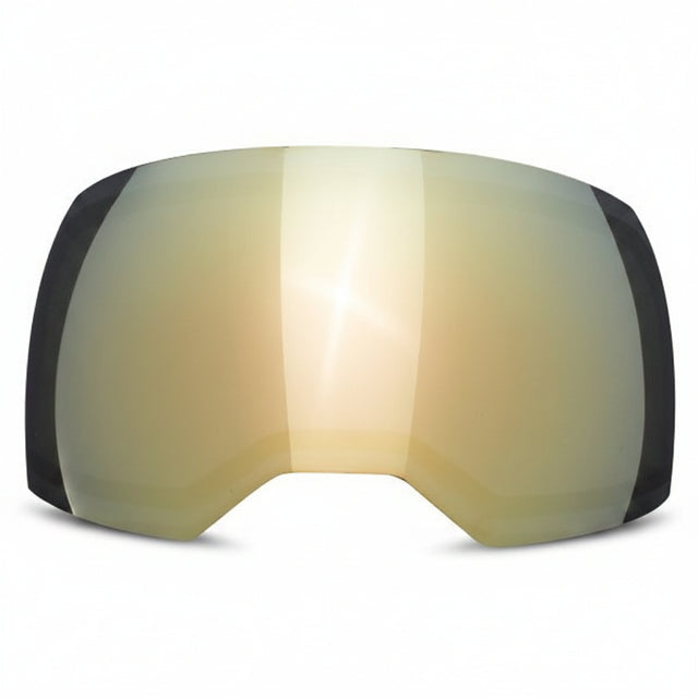Empire EVS Maskenglas gold verspiegelt mit Thermalglas, UV Schutz und weitem Sichtfeld für Airsoft und Paintball.