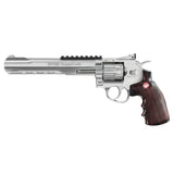 Ruger Super Hawk 8 Zoll CO₂ Revolver aus Metall mit 8-Schuss-Trommel und verstellbarer Visierung.