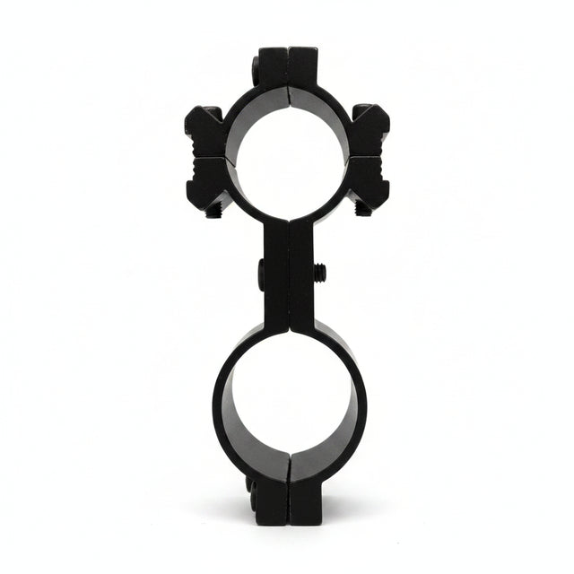 Scope Doppel Montage Ring aus Aluminium für Rohrdurchmesser von 23 bis 26 mm.