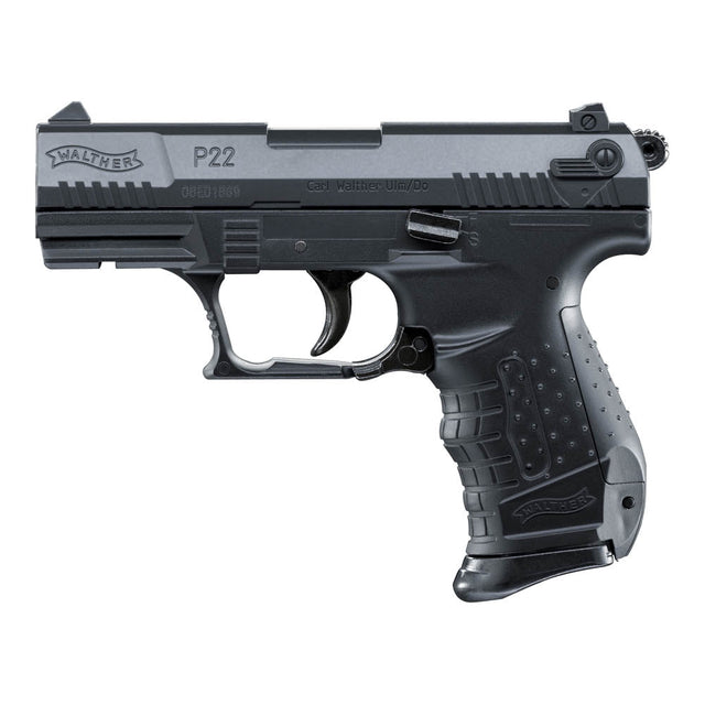 Walther P22 0,5J Airsoft Pistole mit Metallschlitten, Federdruck System und 20 Schuss Magazin für Einsteiger.